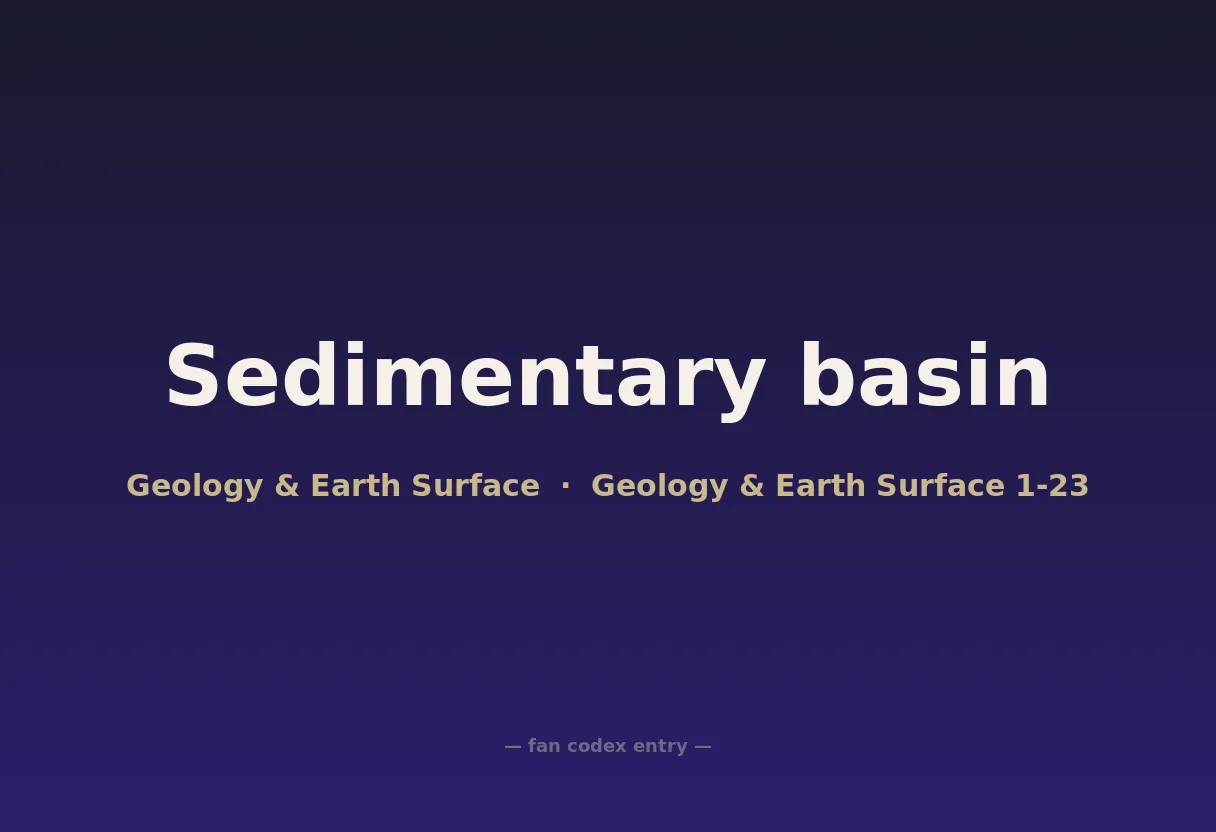 Sedimentary basin