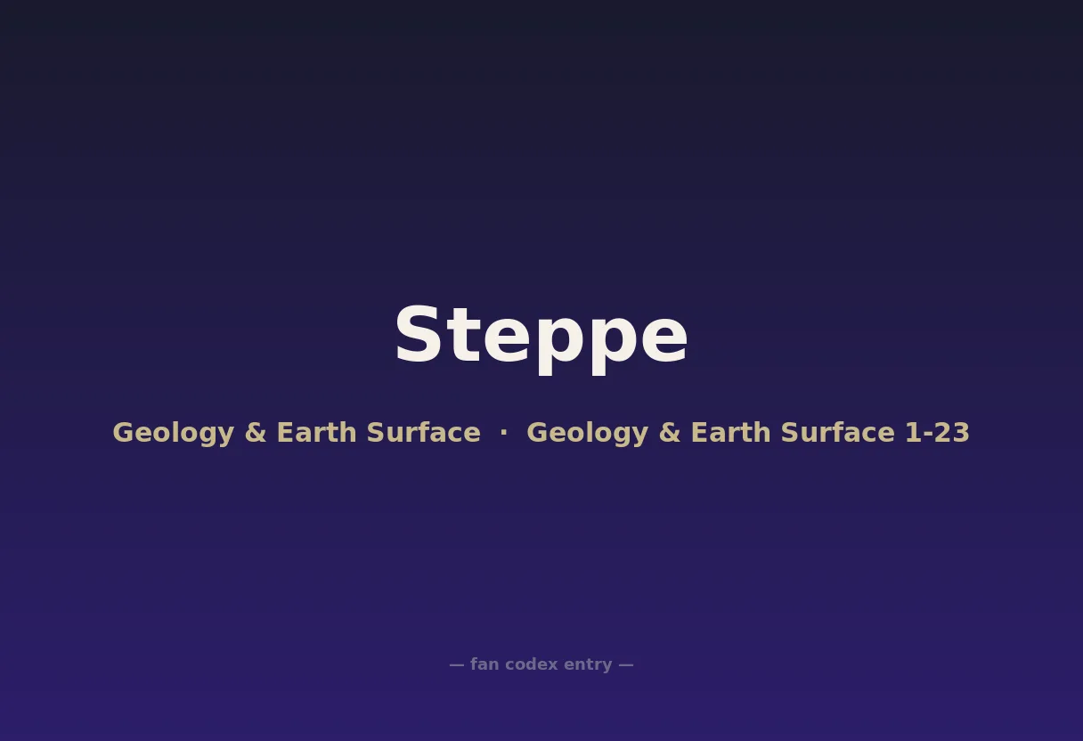 Steppe